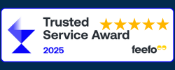 Feefo trusted - 5 stars